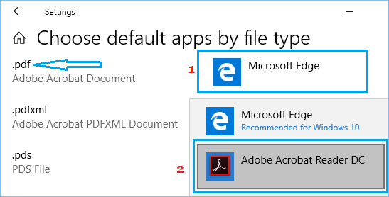 将 Adob​​e Acrobat Reader 设置为 Windows 10 中的默认应用程序