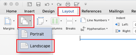 在 Word 文档中将单页切换为横向模式