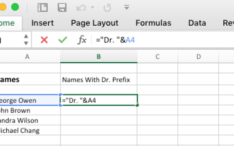 如何在Excel中添加前缀或后缀