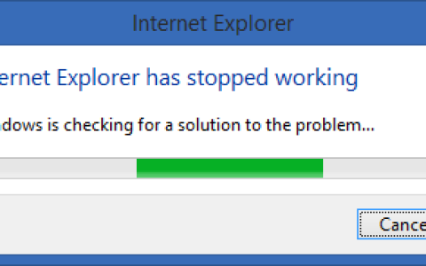 如何修复Internet Explorer(IE)已停止工作错误