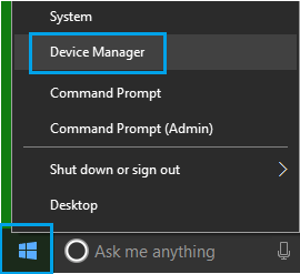 Windows 10 中的设备管理器选项