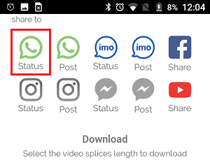 如何发布长WhatsApp状态视频，两种发布方法