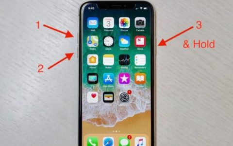 如何强制重启iPhone X（苹果X死机硬重置方法）