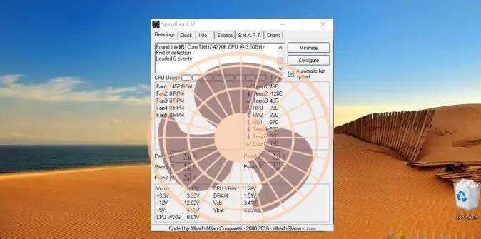 如何在Win10中使用SpeedFan进行风扇速度控制