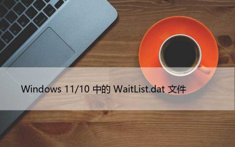 Windows11/10中的 WaitList.dat文件是什么？