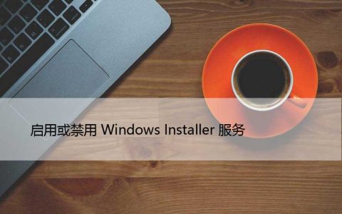 如何在Win11/10上启用或禁用Windows Installer服务
