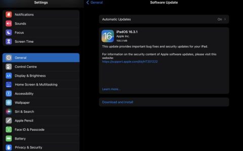 苹果iPadOS16.3.1正式版发布体验如何，含升级建议