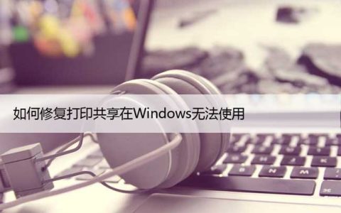 如何修复打印共享在Windows无法使用？1分钟解决