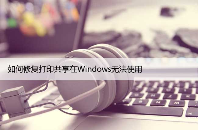 如何修复打印共享在Windows无法使用？1分钟解决