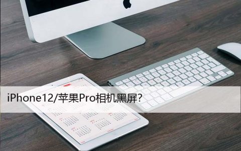 iPhone12/苹果Pro相机黑屏？8个修复方法