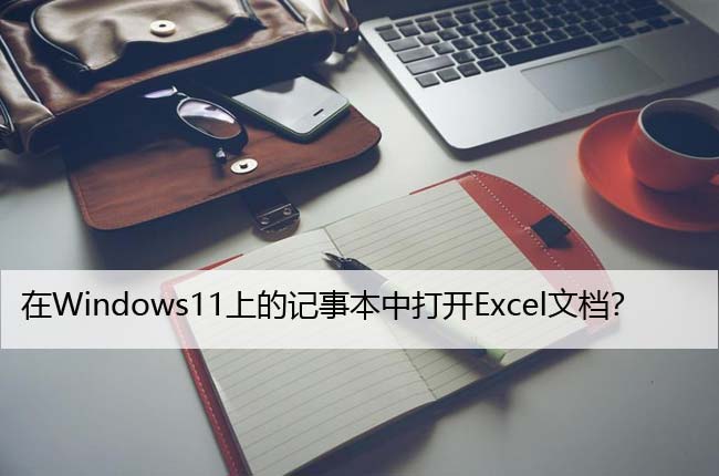 修复：在Windows11上的记事本中打开Excel文档？