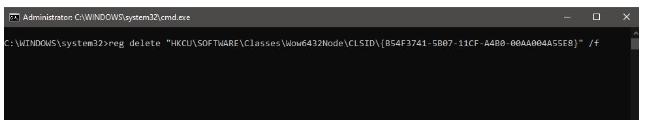 修复错误2738，无法访问自定义操作的VBScript运行时