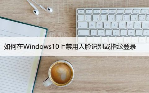 如何在Windows10上禁用人脸识别或指纹登录？