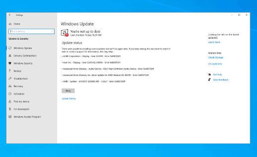 如何修复Windows10中的更新错误0x800703F1