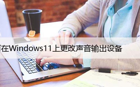 如何在Windows11上更改声音输出设备，快速设置