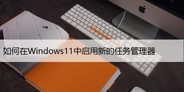 如何在Windows11中启用新的任务管理器