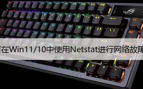 如何在Win11/10中使用Netstat进行网络故障排除