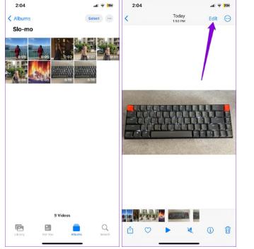 如何在iPhone上将慢动作视频转换为普通视频
