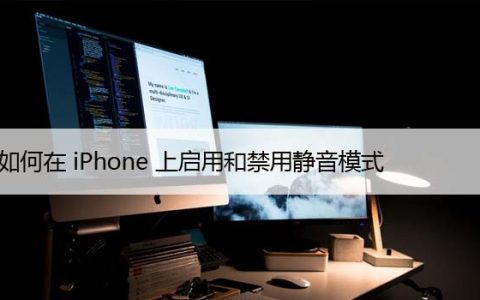 无需开关即可在iPhone上打开或关闭静音模式，3种方法