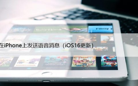 如何在iPhone上发送语音消息（iOS16更新）