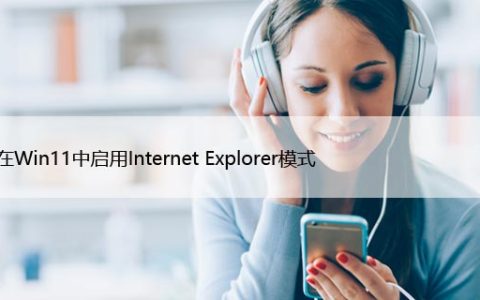 如何在Win11中启用Internet Explorer模式