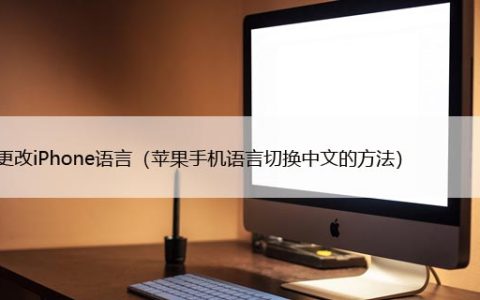 如何更改iPhone语言（苹果手机语言切换中文的方法）