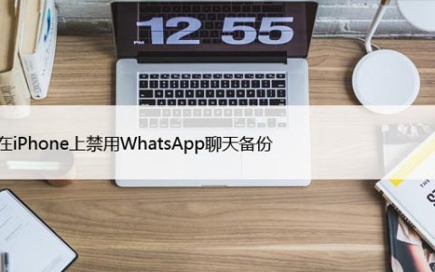 如何在iPhone上禁用WhatsApp聊天备份