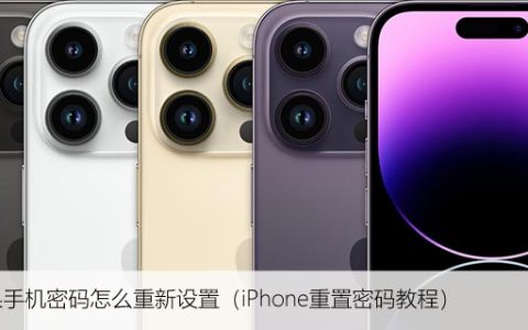 苹果手机密码怎么重新设置（iPhone重置密码教程）