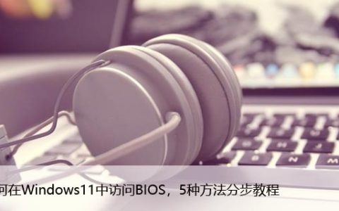 如何在Windows11中访问BIOS，5种方法分步教程
