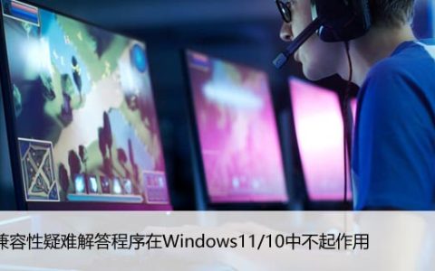 程序兼容性疑难解答程序在Windows11/10中不起作用