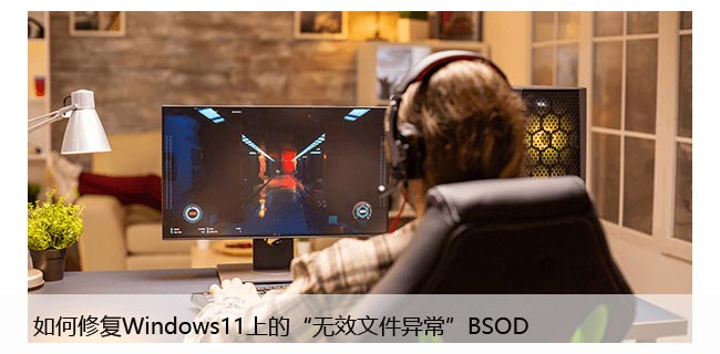 如何修复Windows11上的“无效文件异常”BSOD