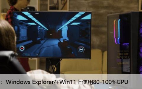 修复：Windows Explorer在Win11上使用80-100%GPU