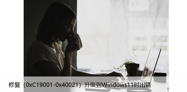 修复（0xC19001-0x40021）升级到Windows11时出错