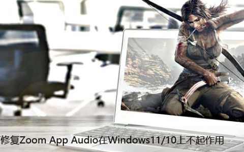 如何修复Zoom App Audio在Windows11/10上不起作用