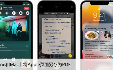 如何在iPhone和Mac上将Apple页面另存为PDF