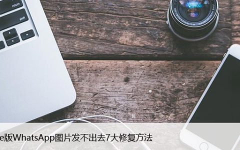 iPhone版WhatsApp图片发不出去7大修复方法