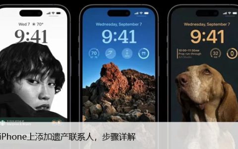 如何在iPhone上添加遗产联系人，步骤详解