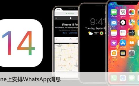 如何在iPhone上安排WhatsApp消息