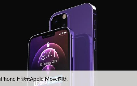 如何在iPhone上显示Apple Move圆环