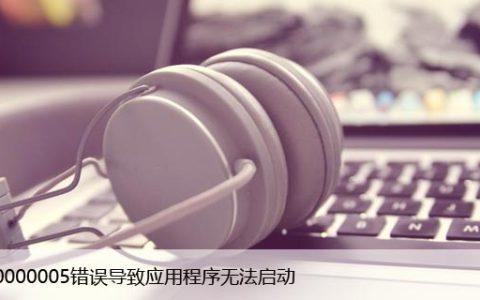 修复：0xc0000005错误导致应用程序无法启动