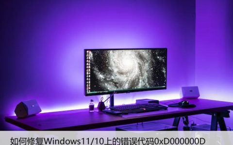 如何修复Windows11/10上的错误代码0xD000000D
