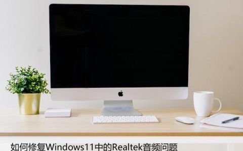 如何修复Windows11中的Realtek音频问题