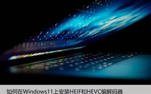 如何在Windows11上安装HEIF和HEVC编解码器