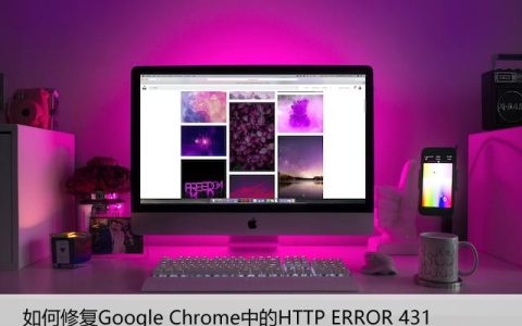 如何修复Google Chrome中的HTTP ERROR 431