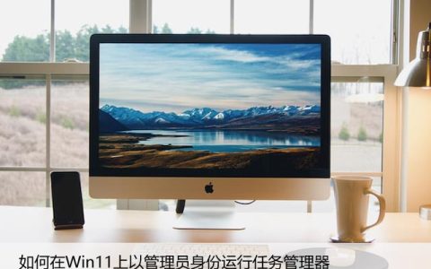 如何在Win11上以管理员身份运行任务管理器