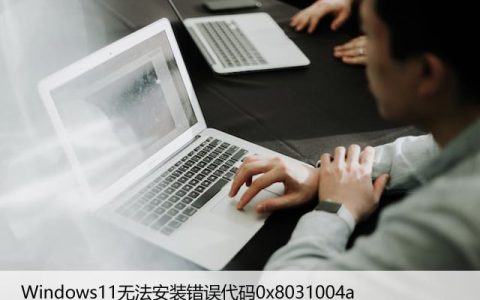 修复Windows11无法安装错误代码0x8031004a