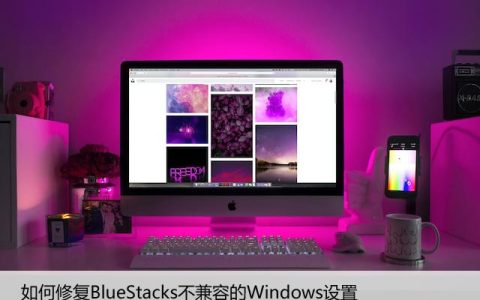 如何修复BlueStacks不兼容的Windows设置