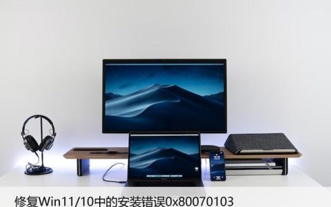 修复Win11/10中的安装错误0x80070103，解决方法