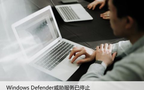 [修复] Windows Defender威胁服务已停止