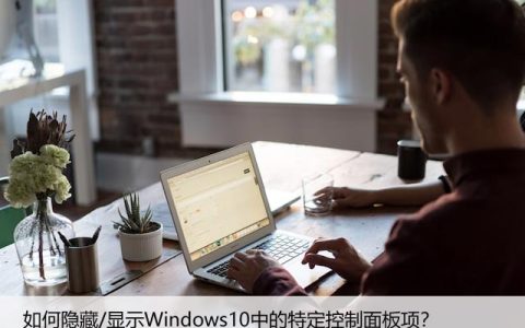 如何隐藏/显示Windows10中的特定控制面板项？